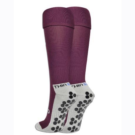 Long Length - Grip Sock - Maroon - Matai Sports